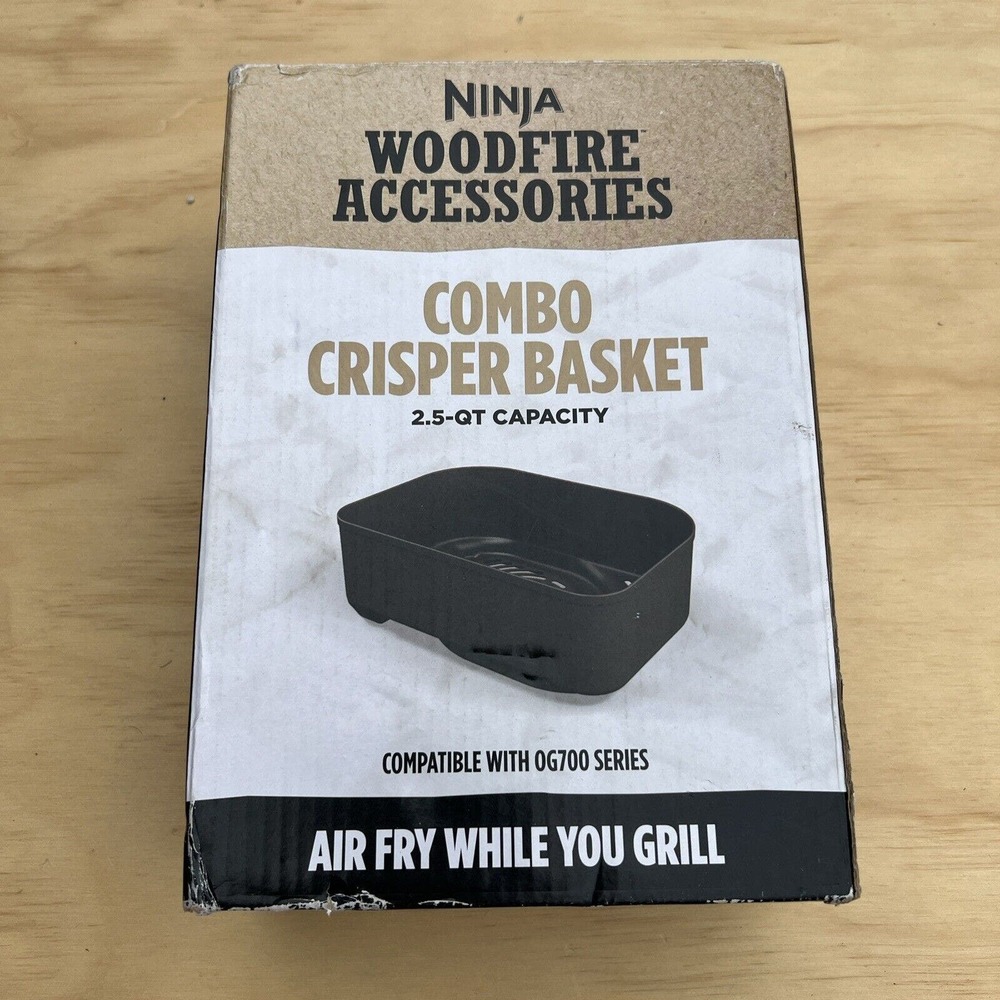 Ninja Woodfire Combo Crisper Basket OG701 OG751 Air Frying Basket 2.5 Qt
